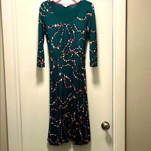 Green classic Boden midi dress